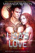 Lisa's Love at First Sight: A Sci-Fi Alien Romance Novella by Miranda Martin