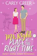 Mr. Right Place at the Right Time: Sweet Small Town Romance (Plume Island Romance #1) by Carly Greer