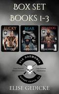 Via Daemonia Motorcycle Club : Lucky, Bear, & Bulldog (Books #1-3) by Elise Gedicke