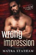Wrong Impression: Curvy girl, age gap romance (So Wrong, It's Good #2) by Cormar Covers