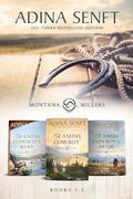 Amish Cowboys of Montana: Books 1-3: Three Amish novels in one set by Adina Senft
