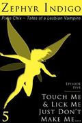 Touch Me and Lick Me, Just Don't Make Me… - Tales of a Lesbian Vampire (The Pixie Chix #5) by Zephyr Indigo
