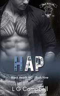 Hap (Black Hearts MC #9) by L.G. Campbell