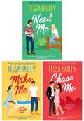 Broke and Beautiful Series 3 Books Collection Set by Tessa Bailey