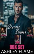 Steamy Desires Box Set: One Night with Damaged Mountain Man, Running Away with Grumpy Rockstar, Burned by Single Dad Sheriff by Ashley Flame