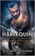 Harlequin (Hellfire MC - The Prospects #2) by Elizabeth N. Harris