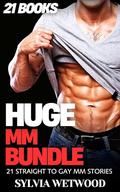 Huge MM Bundle (21 Books): 21 Straight to Gay MM Stories by Sylvia Wetwood