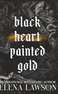 Black Heart Painted Gold by Elena Lawson
