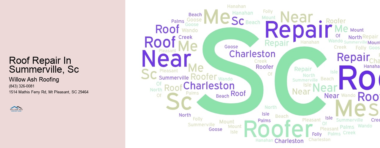 Roof Repair In Summerville, Sc