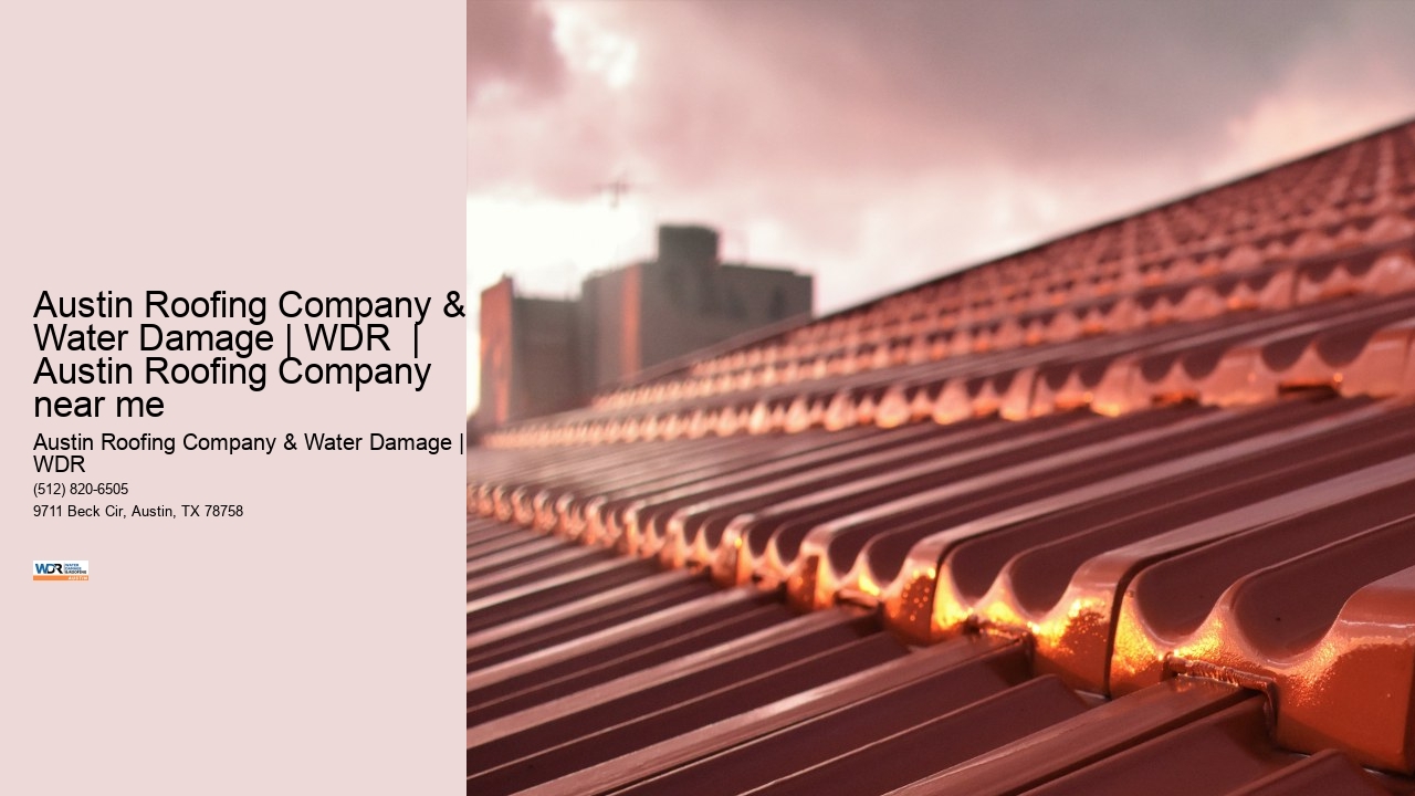 Austin Roofing Company & Water Damage | WDR  | Austin Roofing Company near me