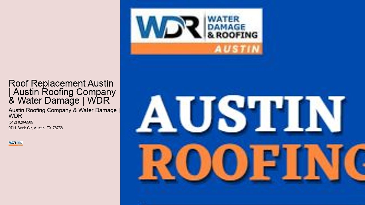 Roof Replacement Austin  | Austin Roofing Company & Water Damage | WDR