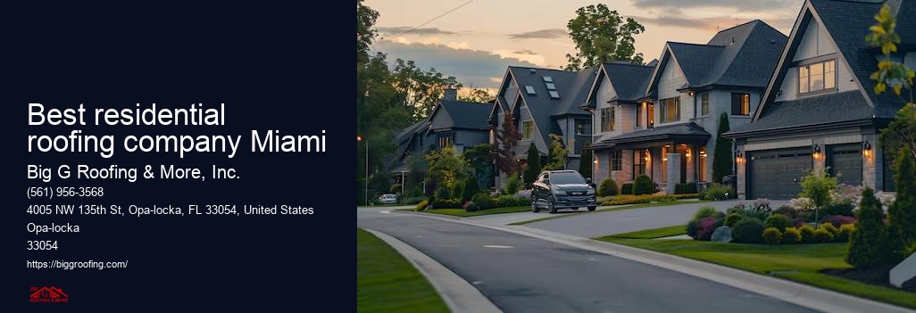 Best residential roofing company Miami