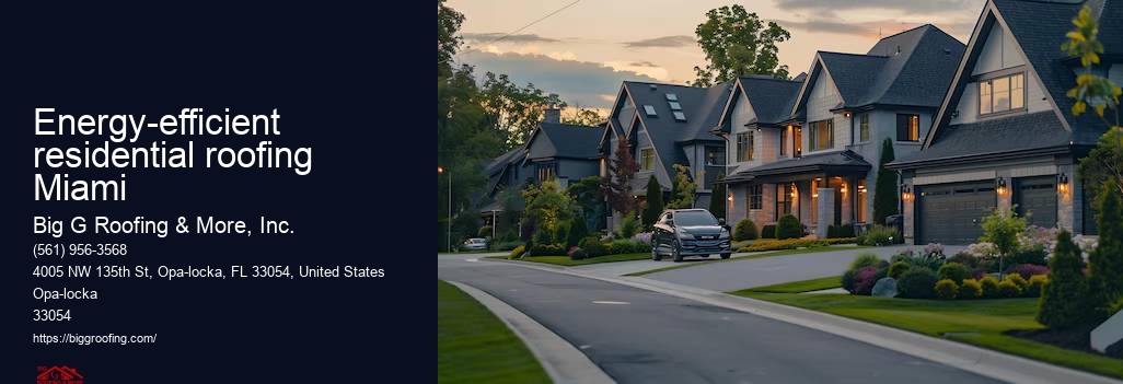 Energy-efficient residential roofing Miami