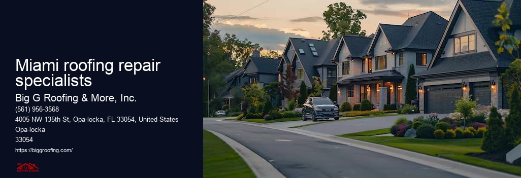 Miami roofing repair specialists