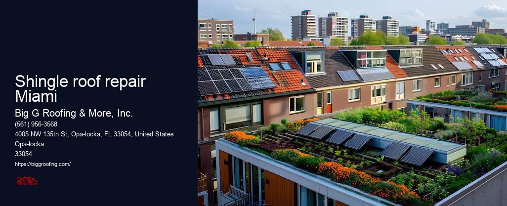 Shingle roof repair Miami