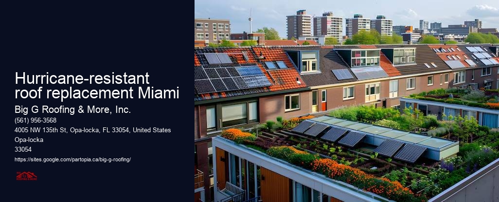 Hurricane-resistant roof replacement Miami