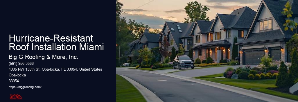 Hurricane-Resistant Roof Installation Miami
