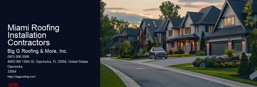 Miami Roofing Installation Contractors
