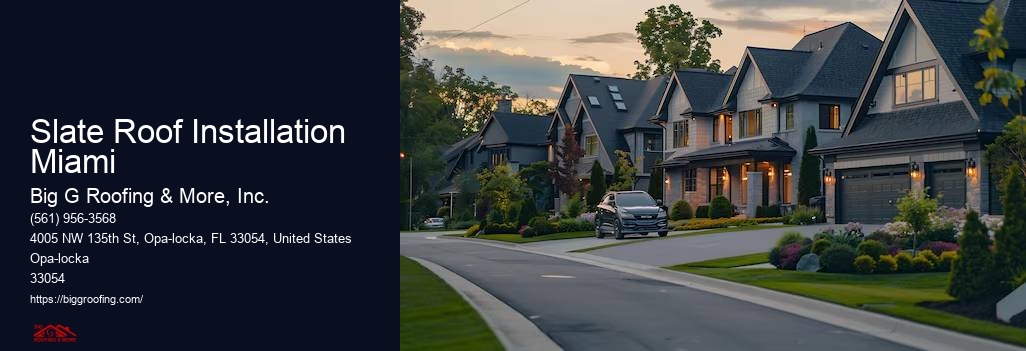 Slate Roof Installation Miami