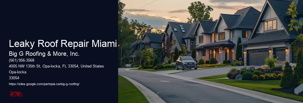 Leaky Roof Repair Miami