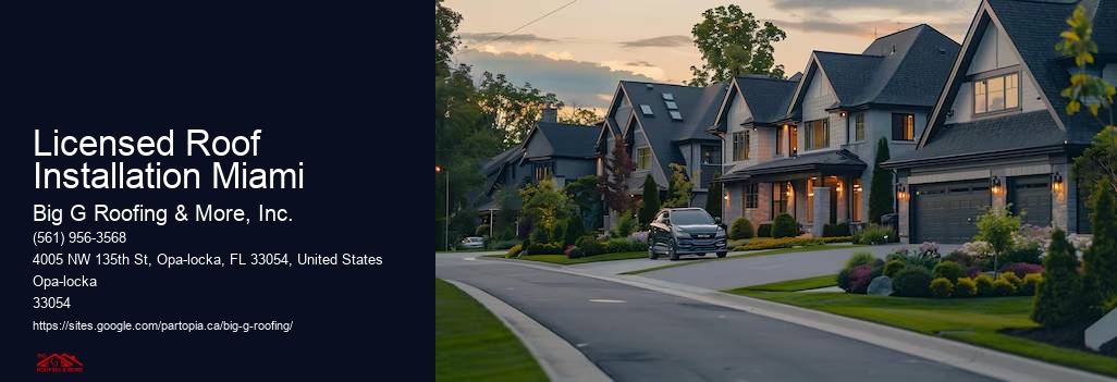 Licensed Roof Installation Miami