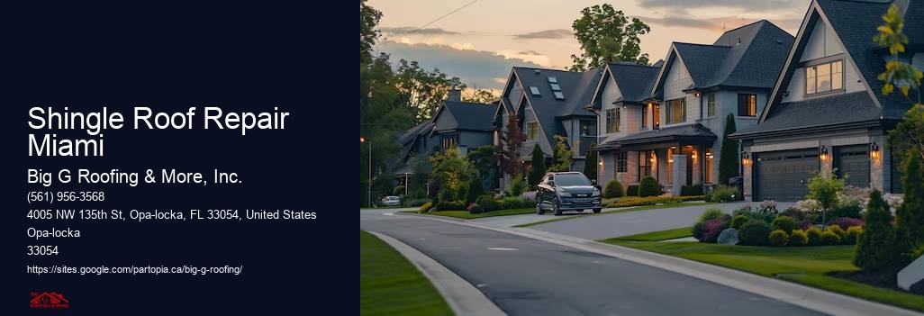 Shingle Roof Repair Miami
