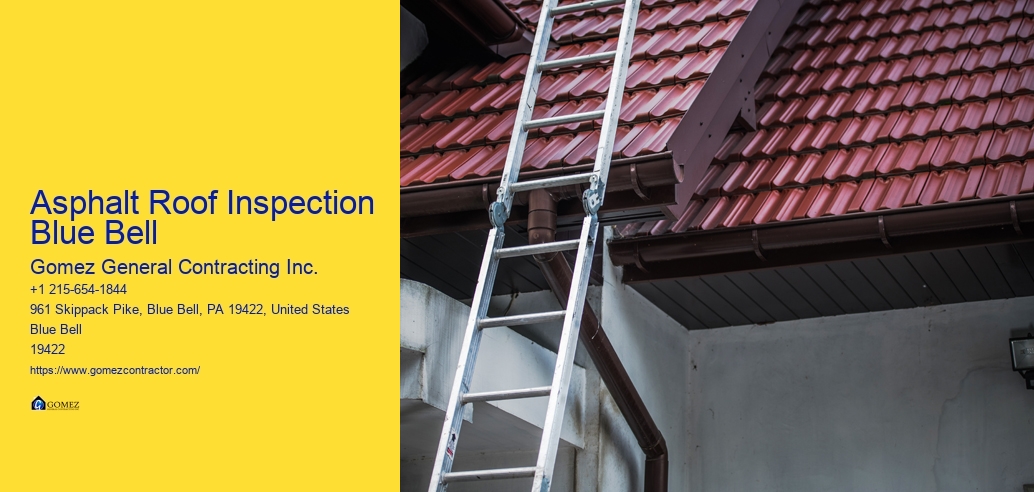 Asphalt Roof Inspection Blue Bell