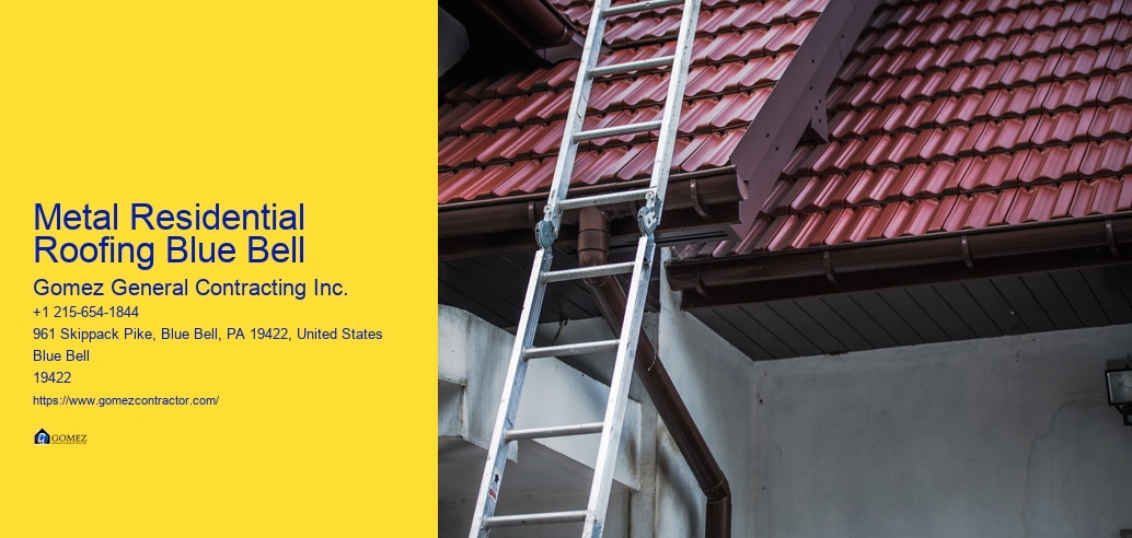 Metal Residential Roofing Blue Bell