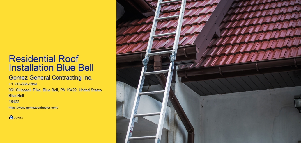 Residential Roof Installation Blue Bell