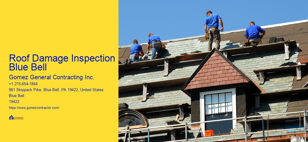 Roof Damage Inspection Blue Bell