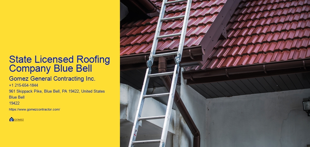 State Licensed Roofing Company Blue Bell