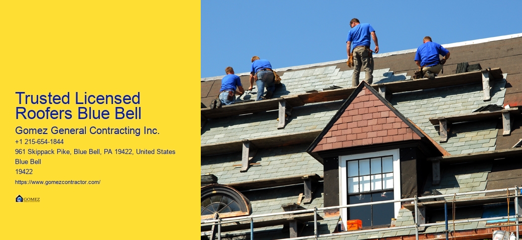 Trusted Licensed Roofers Blue Bell