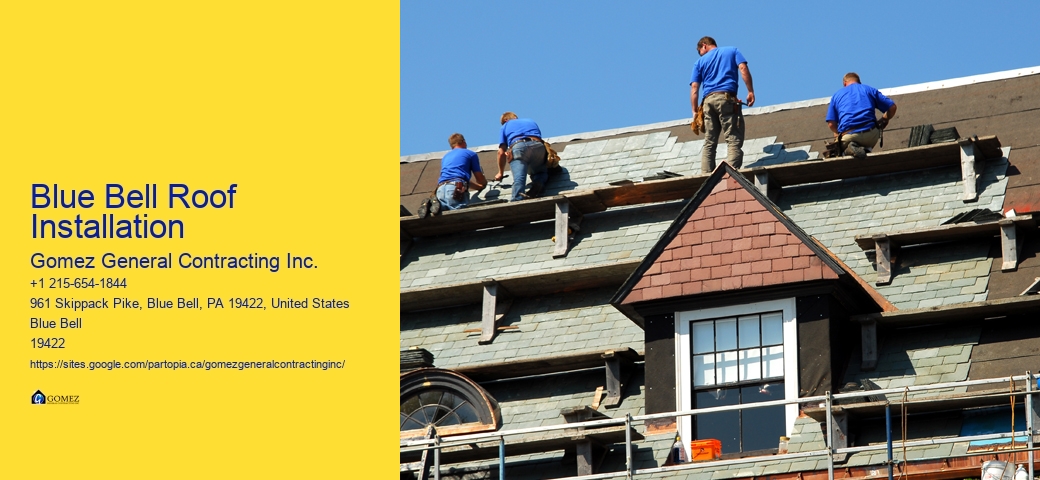 Blue Bell Roof Installation