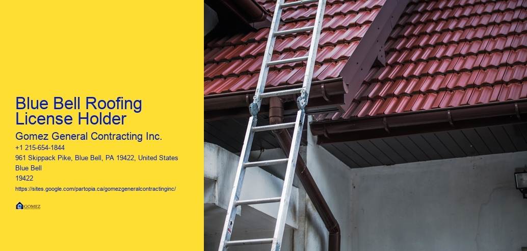 Blue Bell Roofing License Holder