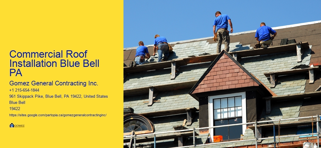 Commercial Roof Installation Blue Bell PA