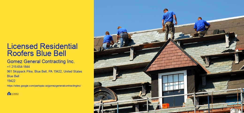 Licensed Residential Roofers Blue Bell