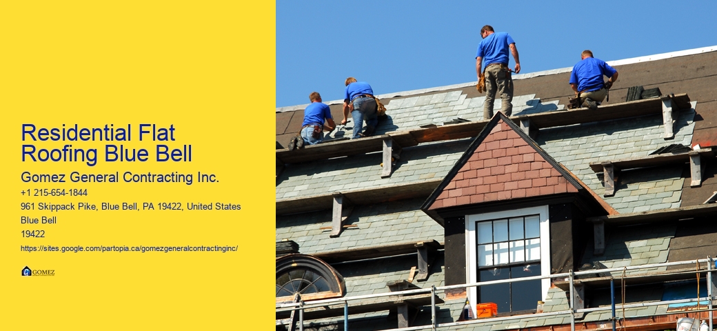 Residential Flat Roofing Blue Bell