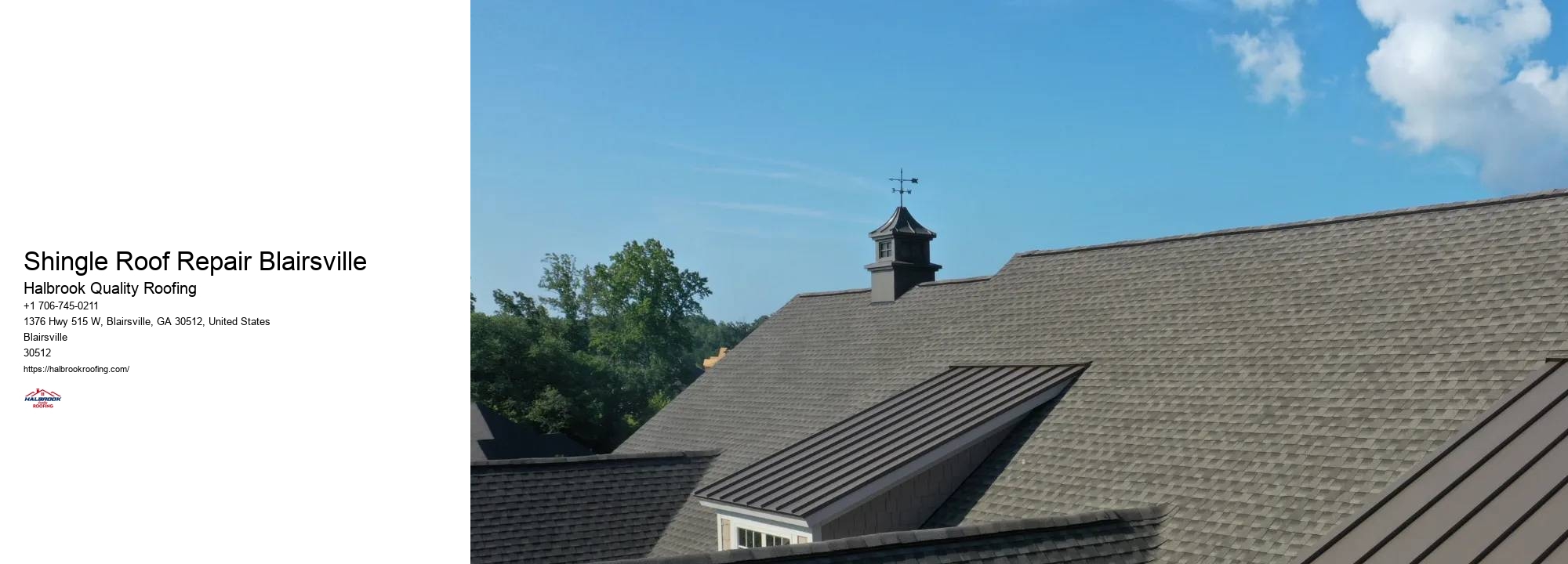 Shingle Roof Repair Blairsville