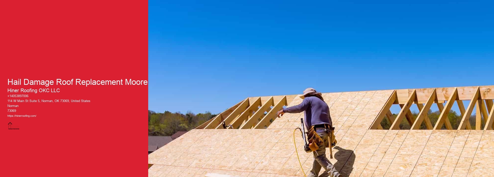 Hail Damage Roof Replacement Moore