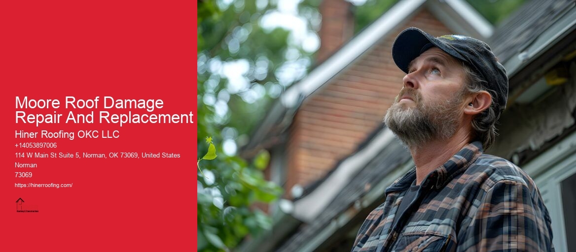 Moore Roof Damage Repair And Replacement