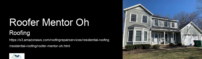 Roofer Mentor Oh