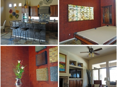 Powder room WOW-cork wall coverings