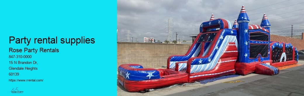 party rental supplies