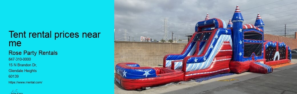 tent rental prices near me