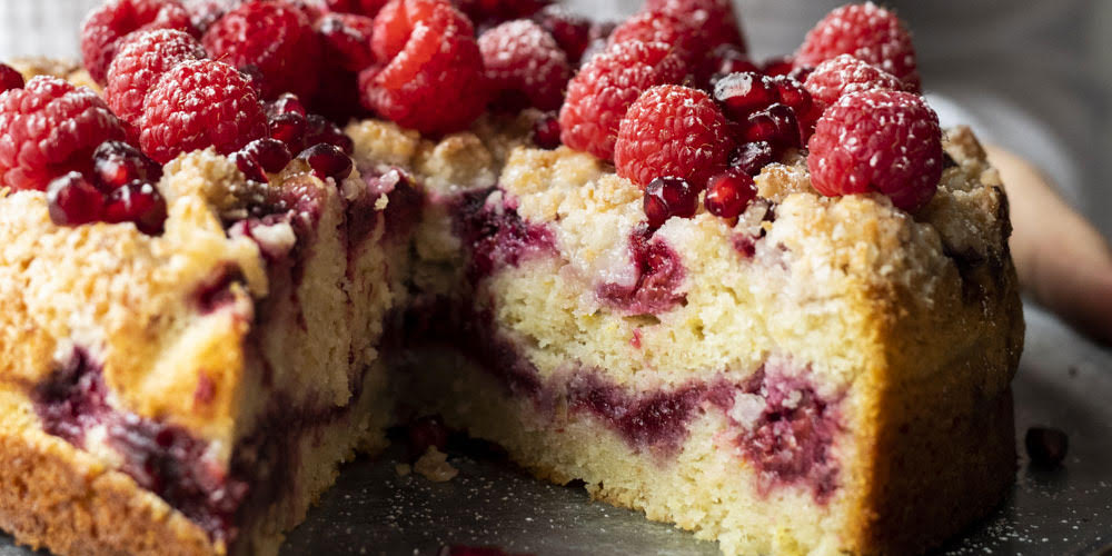 Gateau Framboises Citron Coco De K Pour Katrine Veronique Cloutier