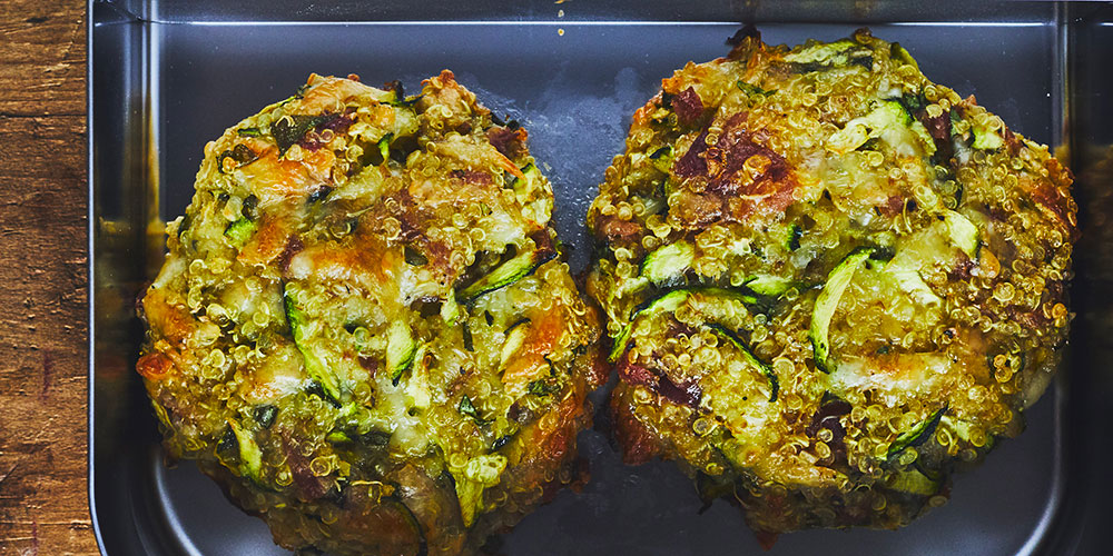 Croquettes de quinoa à la courgette et au prosciutto Véronique Cloutier