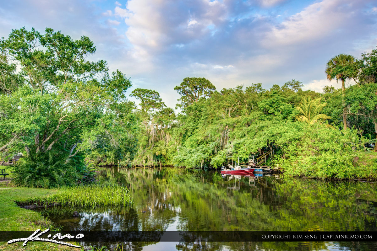 Fort Pierce White City Park St Lucie River Royal Stock Photo