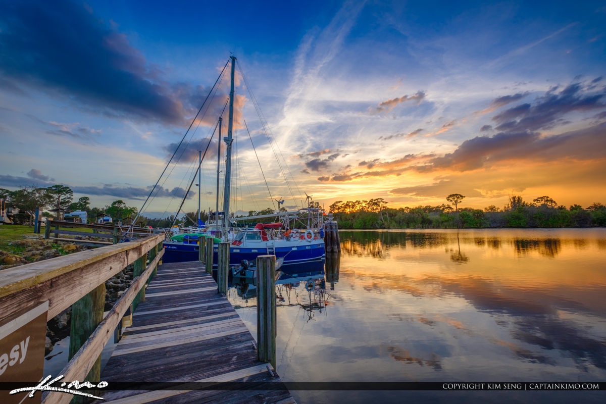 St Lucie South Lock and Dam Stuart Florida 03012017 Royal Stock Photo