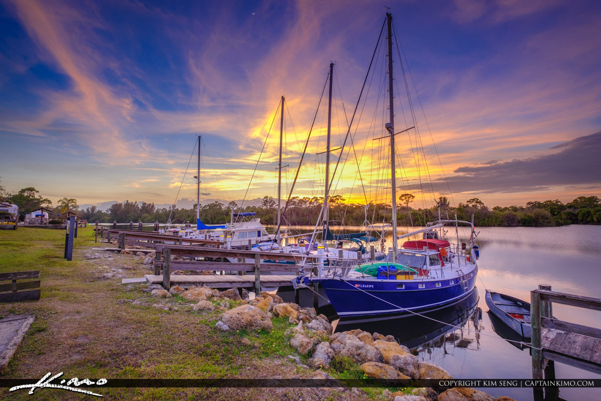 St Lucie South Lock and Dam Stuart Florida 03012017 Royal Stock Photo