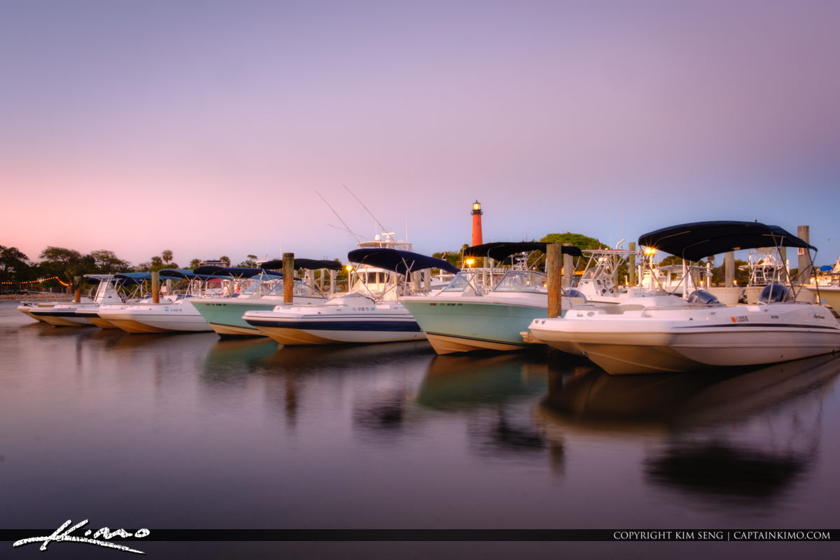 Jupiter Lighthouse Marina Jupiter Florida Royal Stock Photo